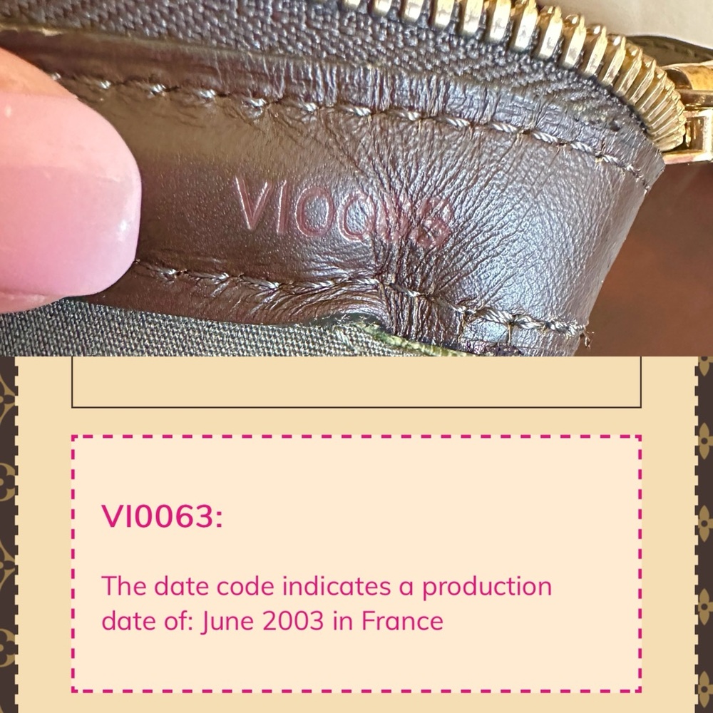 Louis Vuitton Green and Black Monogram Shoulder Bag - Picture 9 of 9